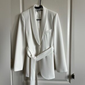 Zara white blazer